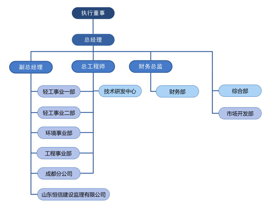 輕工設計院組織架構(gòu)圖202510